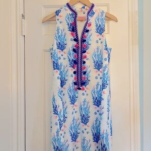 Lilly Pulitzer zip-up shift dress